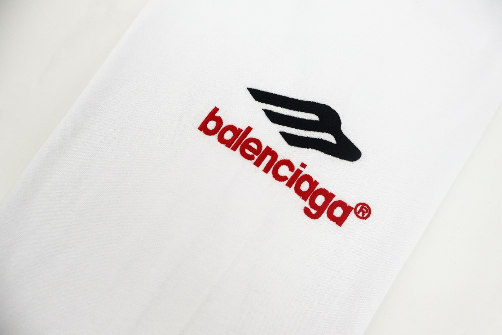 Balenciaga 巴黎世家 3B前后刺绣T恤 卫衣 长袖 蓝黑色 白色 A5 720250TPVD79065