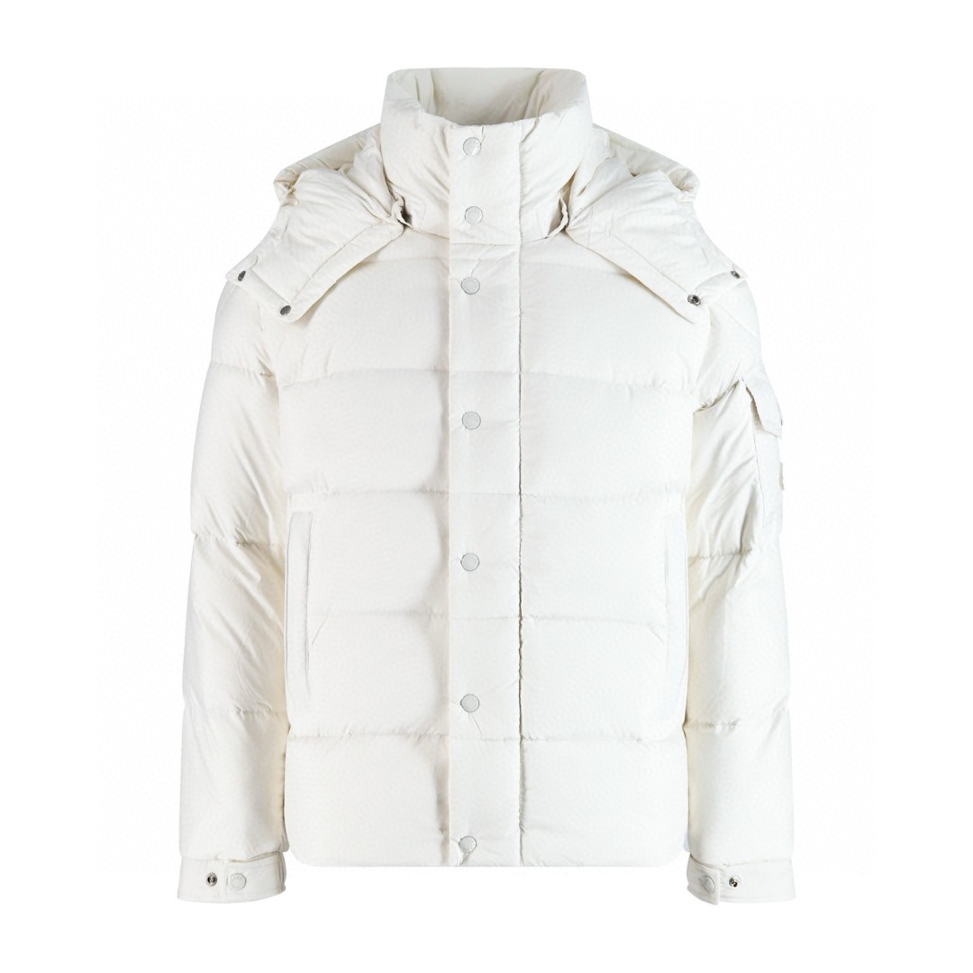 Moncler 蒙口 Vezere 哑光雾面玛雅羽绒服 保暖 外套 夹克 白色 D0 I20911A0004453333032