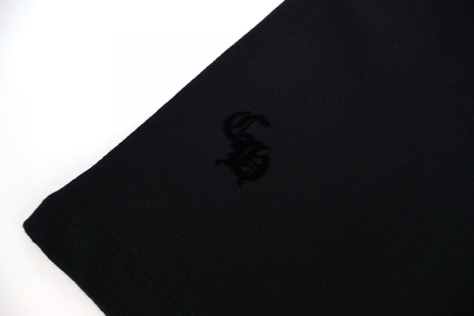 Chrome Hearts 克罗心 植绒十字架长裤 裤子 休闲裤裤 黑色 B0