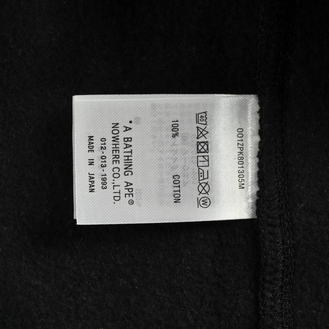 A BATHING APE Bape 小标鲨鱼头拉链连帽卫衣 外套 长袖 黑色 灰色 B0 