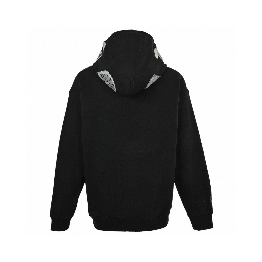 A BATHING APE Bape 小标鲨鱼头拉链连帽卫衣 外套 长袖 黑色 灰色 B0 