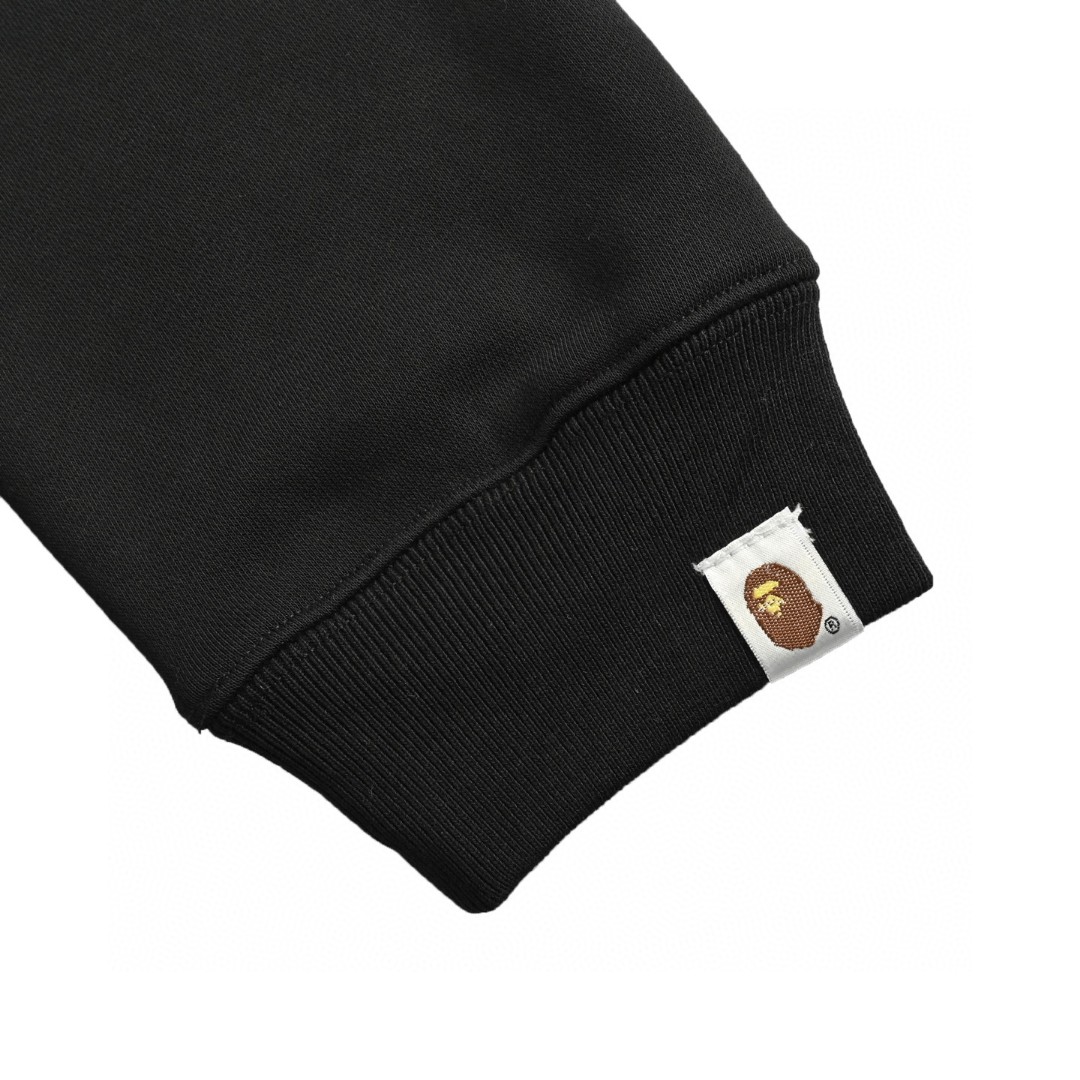 A BATHING APE Bape 前后可穿骷髅半拉链连帽卫衣 外套 长袖 黑色 灰色 B0 1K73-114-907