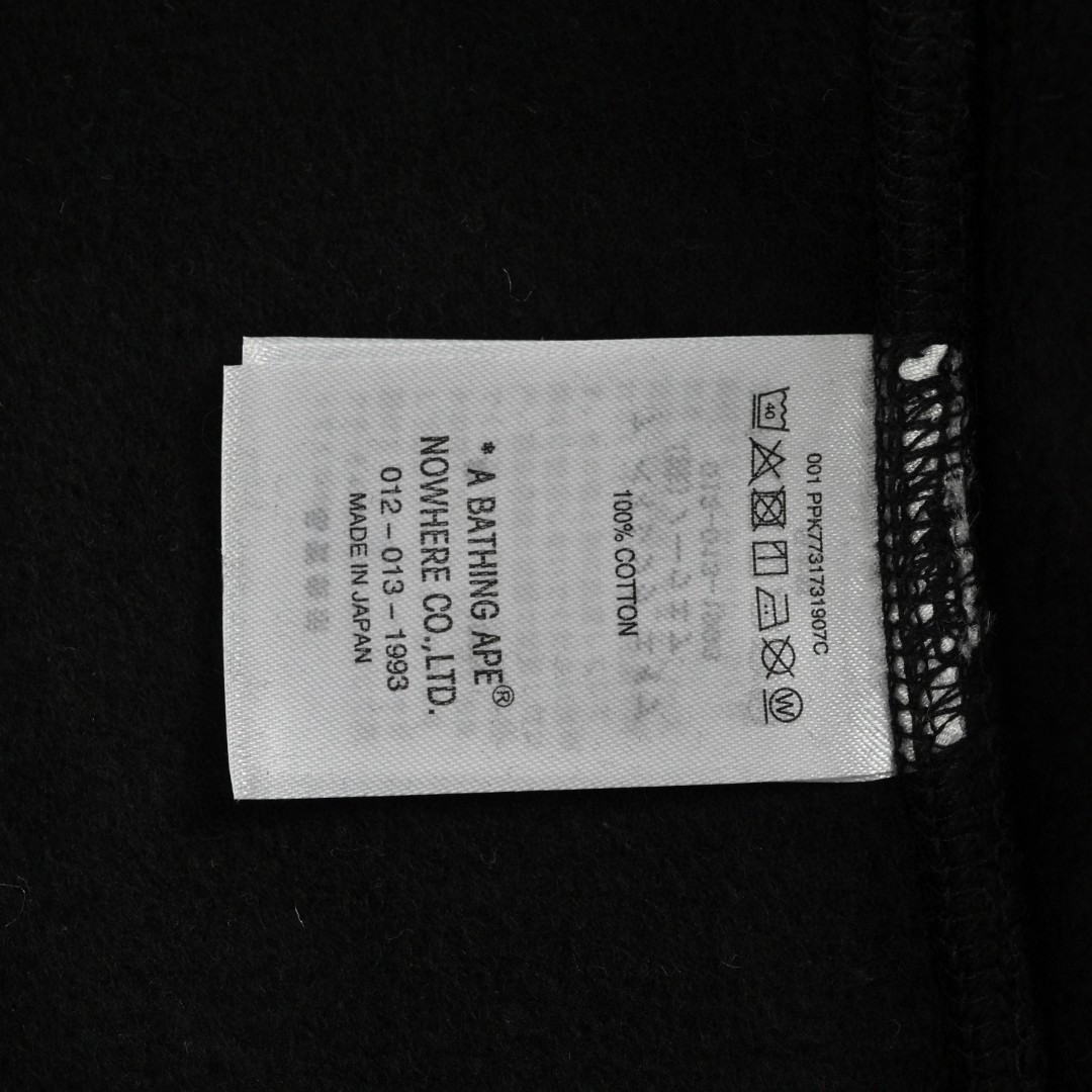 A BATHING APE Bape 前后可穿骷髅半拉链连帽卫衣 外套 长袖 黑色 灰色 B0 1K73-114-907