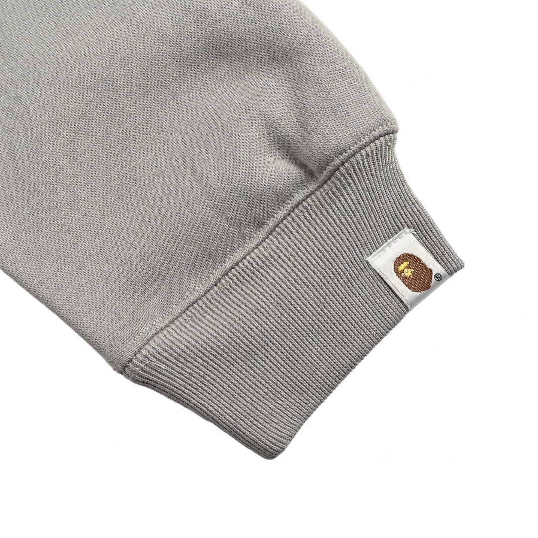 A BATHING APE Bape 前后可穿骷髅半拉链连帽卫衣 外套 长袖 黑色 灰色 B0 1K73-114-907