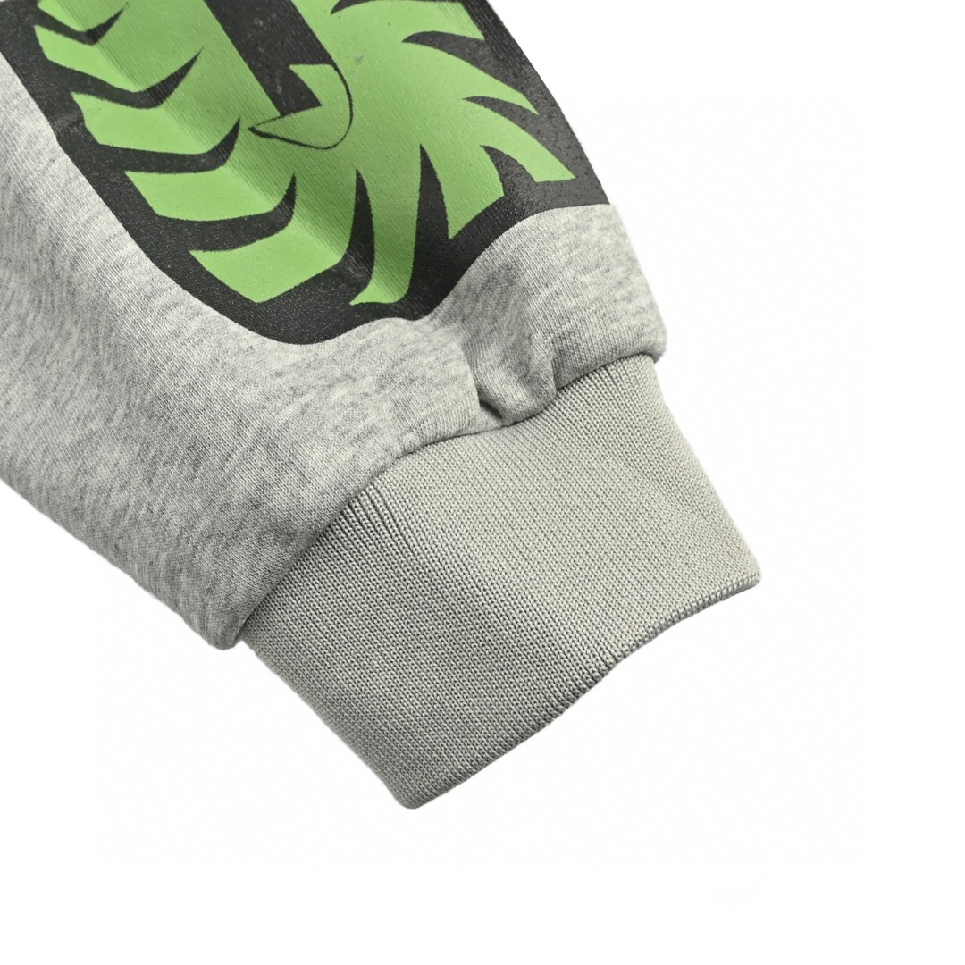 A BATHING APE Bape 迷彩拼接鲨鱼头多标拉链连帽卫衣 外套 长袖 黑色 灰色 B0