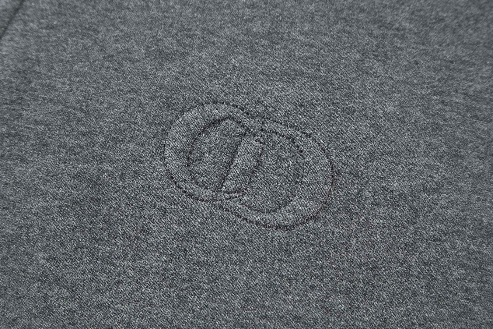 DIOR 迪奥标识刺绣半拉链立领卫衣 秋冬 外套 长袖 深灰色 B0 