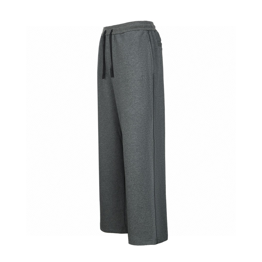 DIOR 迪奥 标识刺绣纯色休闲裤 运动裤 长裤 裤子 深灰色 B0 513J132A0531-C989