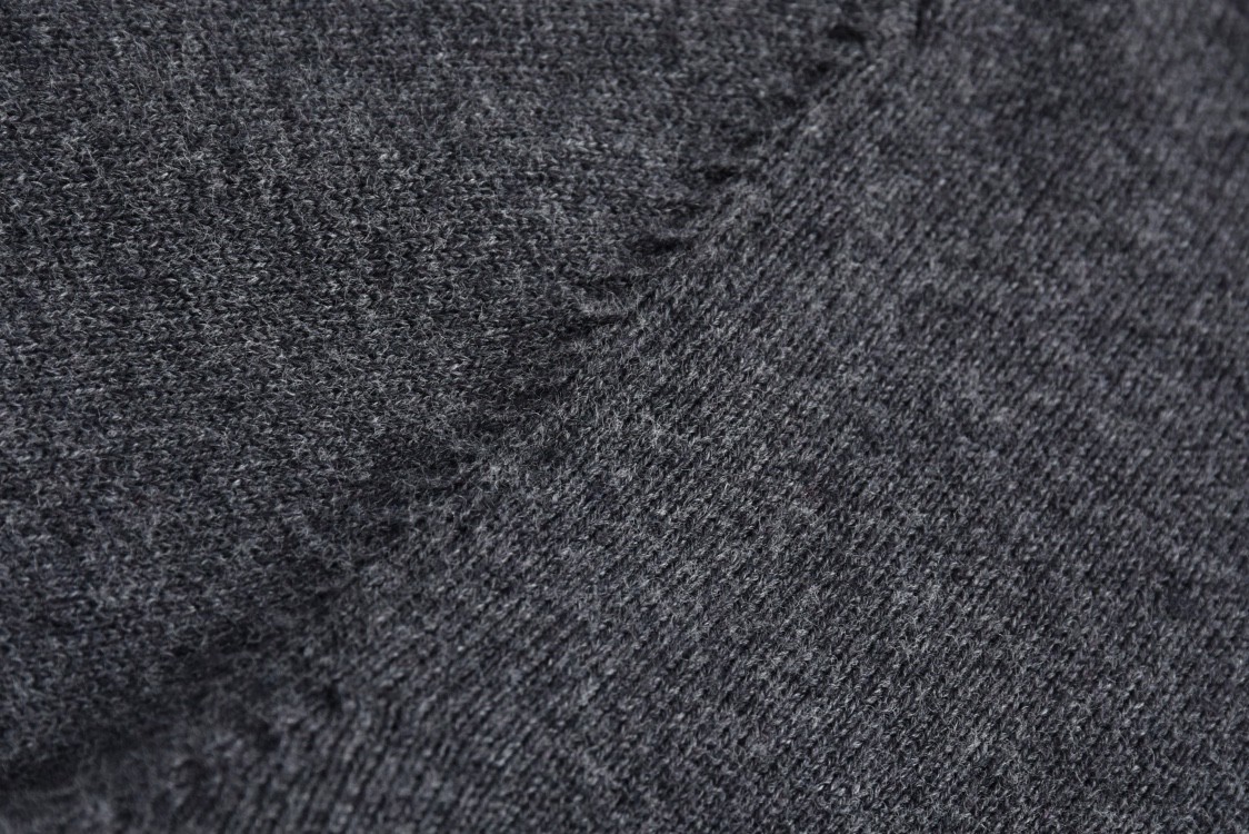 LOUIS VUITTON 路易威登 提花螺纹袖羊毛针织衫 毛衣 外套 黑色 藏青色 B0 1AGJW9