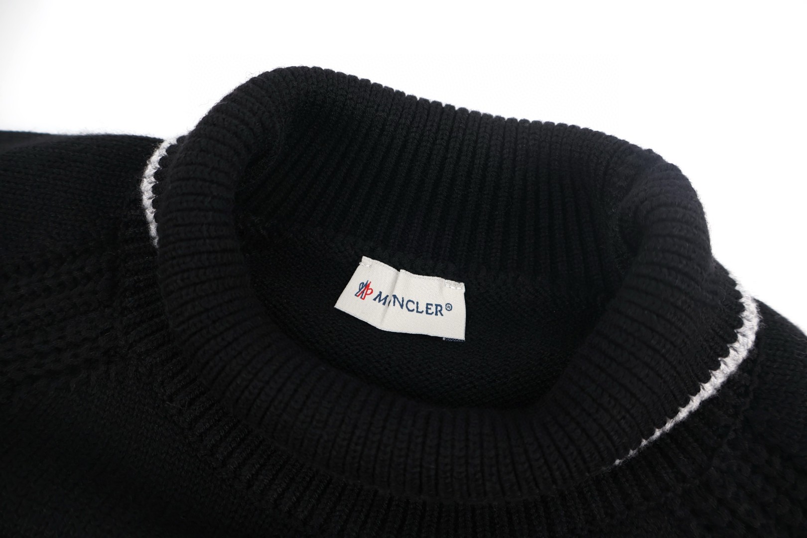 Moncler 蒙口 徽标高领毛衣 针织衫 秋冬 外套 灰色 黑色 B0 K20919F00003M7751910