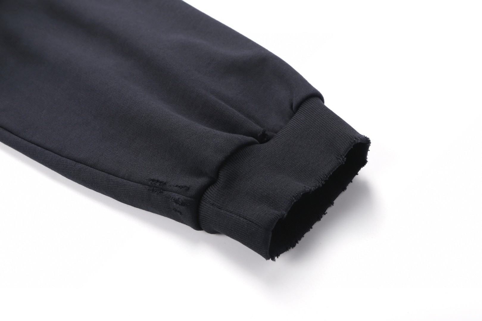 Balenciaga 巴黎世家 字母印花帽衫 连帽卫衣 外套 长袖 黑色 B0 803265TRVU79034