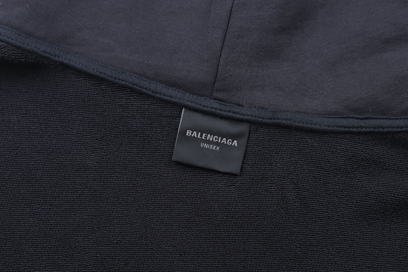 Balenciaga 巴黎世家 字母印花帽衫 连帽卫衣 外套 长袖 黑色 B0 803265TRVU79034