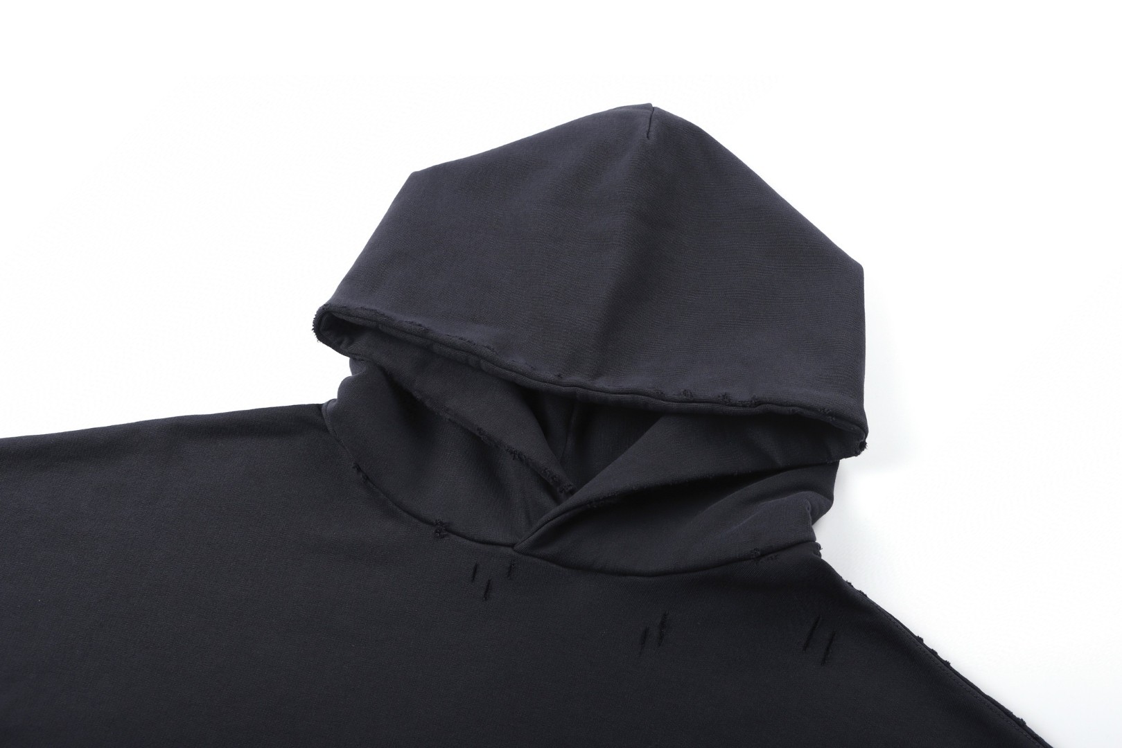 Balenciaga 巴黎世家 字母印花帽衫 连帽卫衣 外套 长袖 黑色 B0 803265TRVU79034