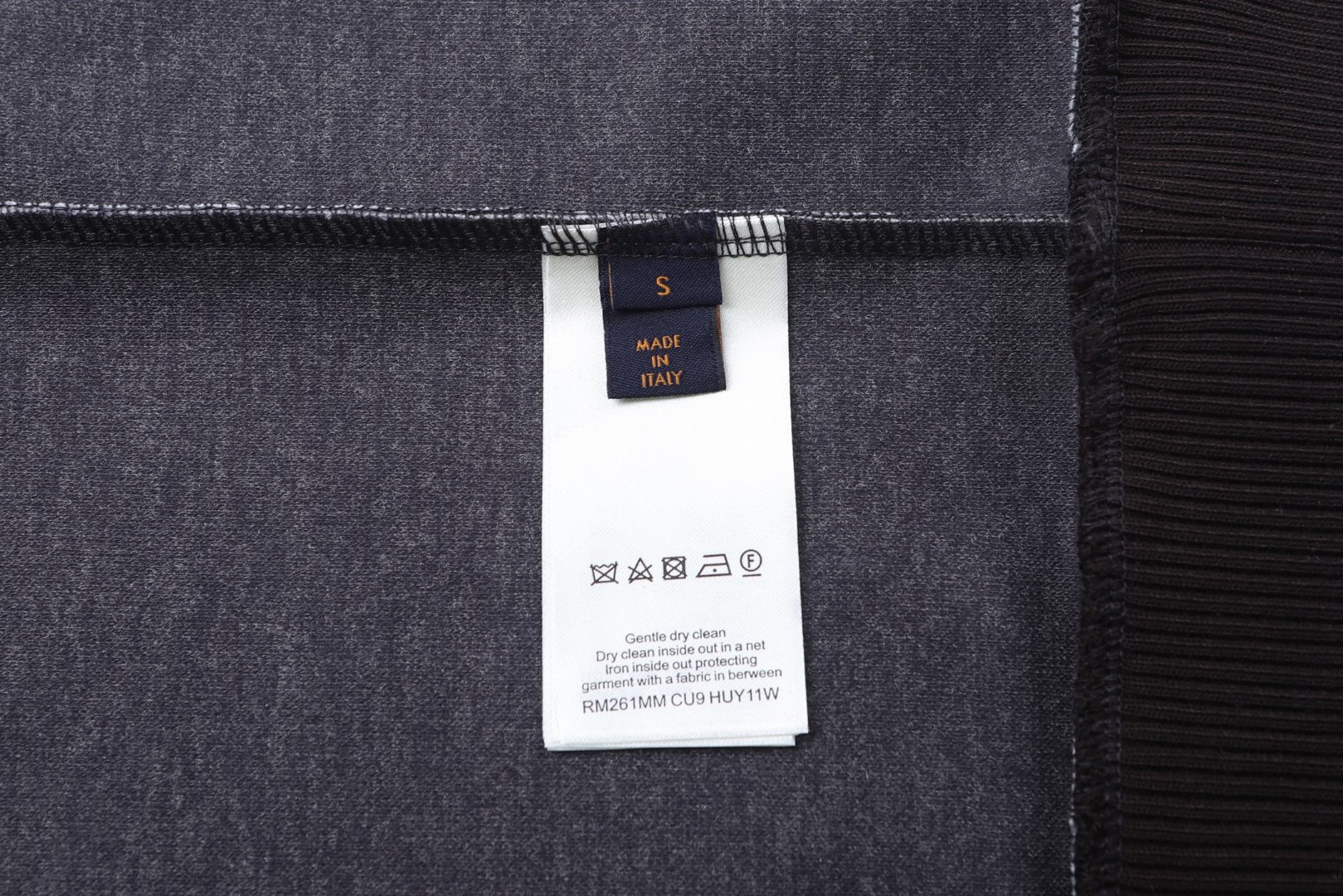 LOUIS VUITTON 路易威登 格纹渐变毛呢连帽卫衣 外套 棕色 B5 1AJCB1