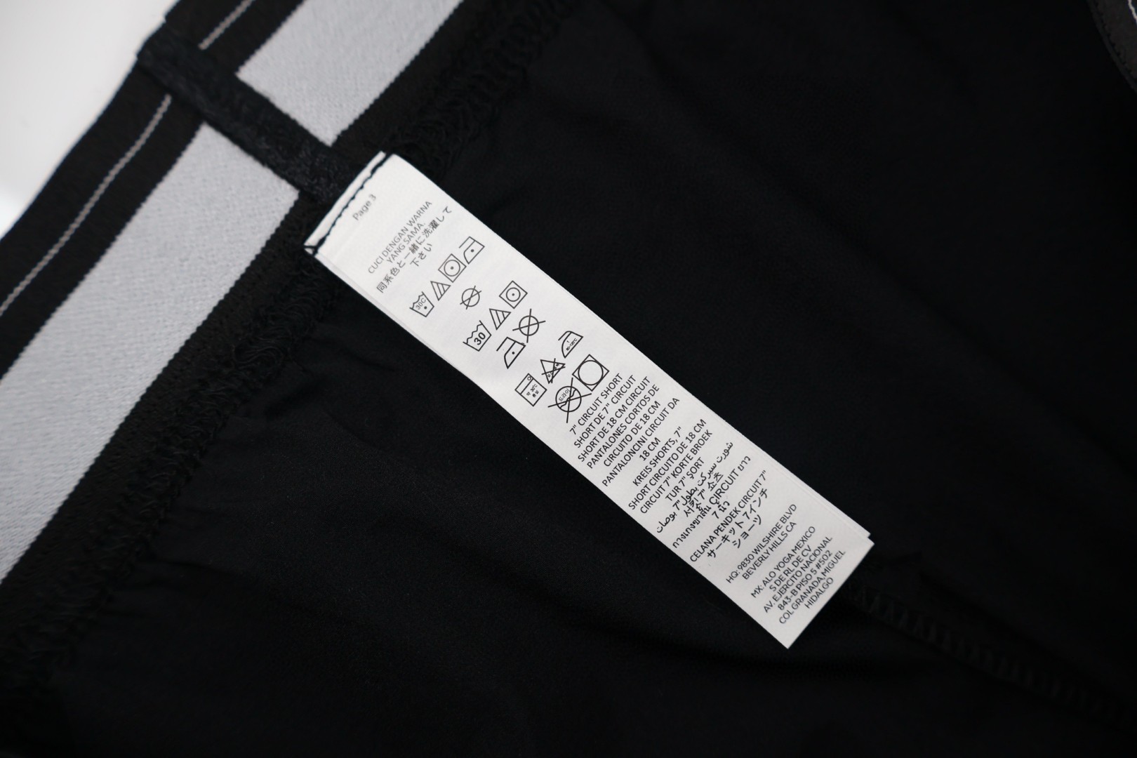 Alo yoga 徽标休闲裤 西裤 裤子 长裤 黑色 A5 W51432R