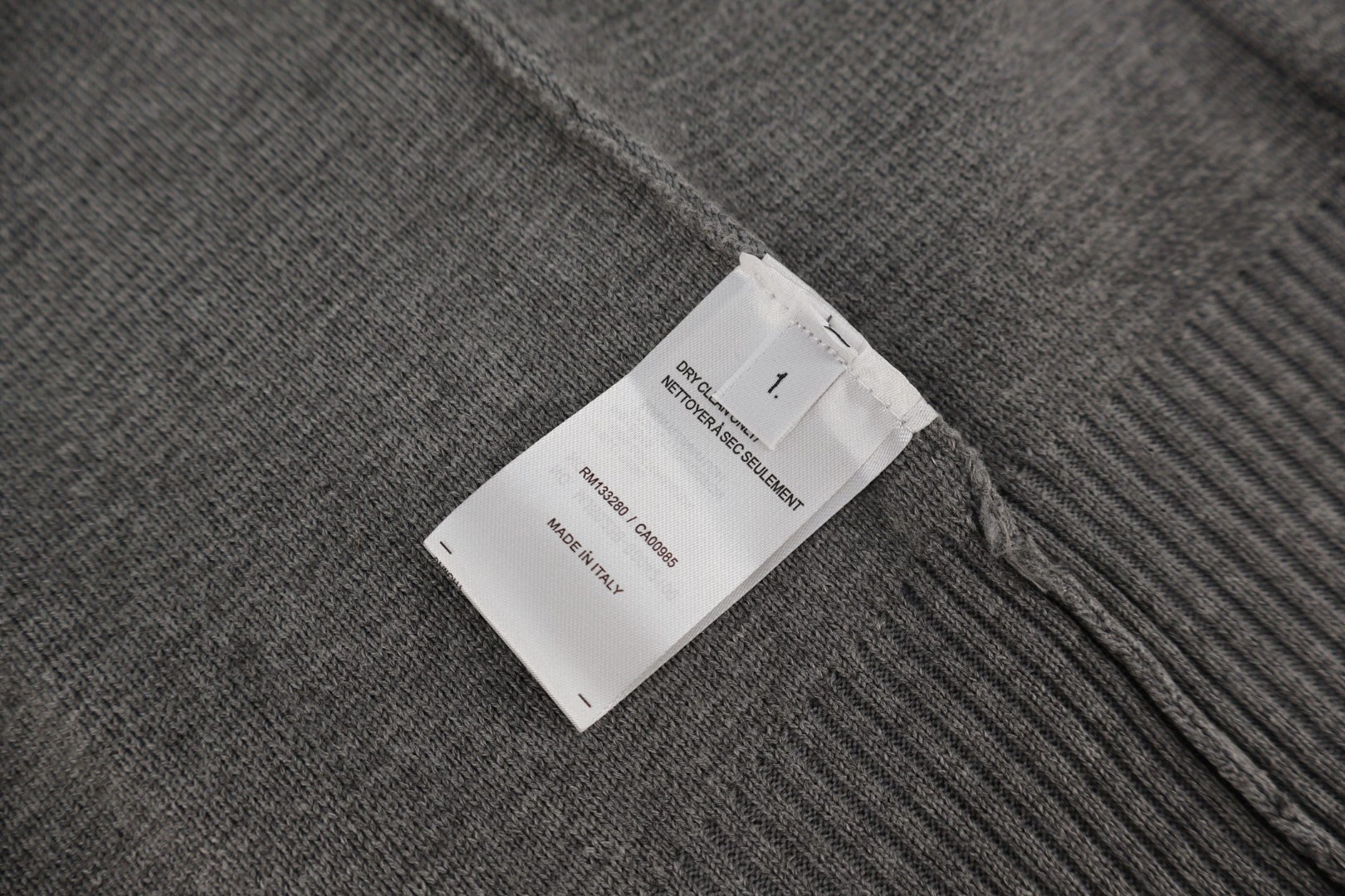 THOM BROWNE 四条杠羊毛针织拉链外套 毛衣 外套 长袖 深蓝色 灰色 B0