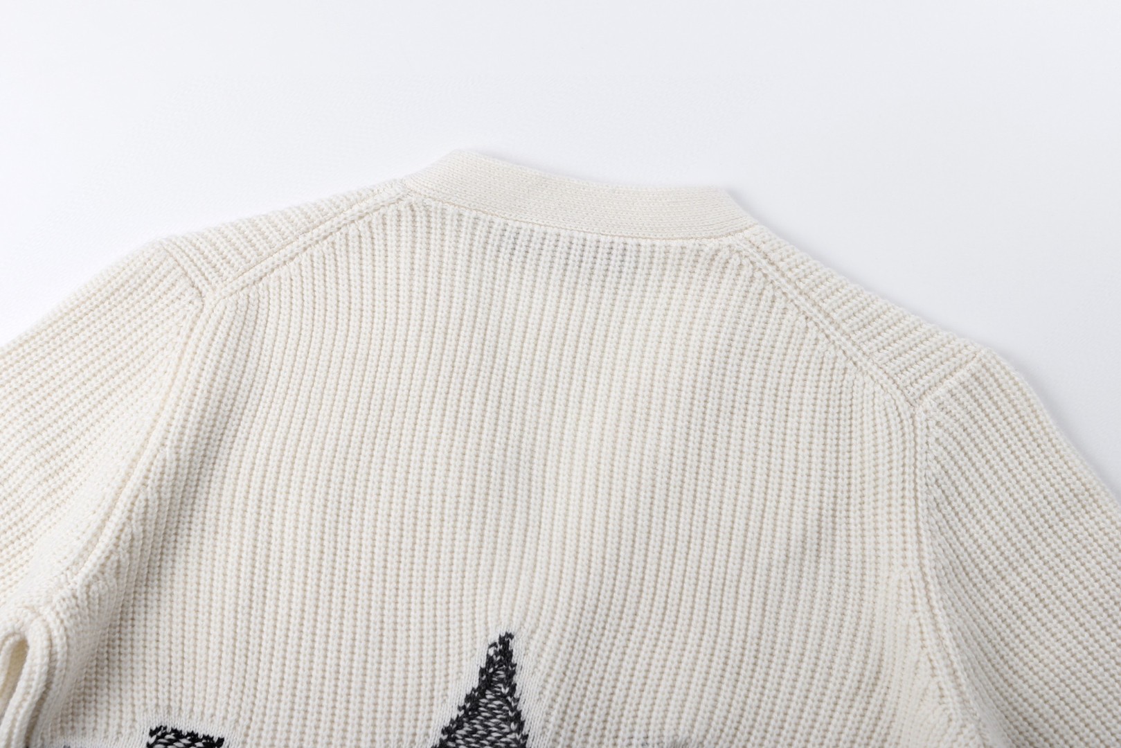 LOUIS VUITTON 路易威登 老花提花针织衫 开衫 毛衣 外套 米色 C0 1AJBX5