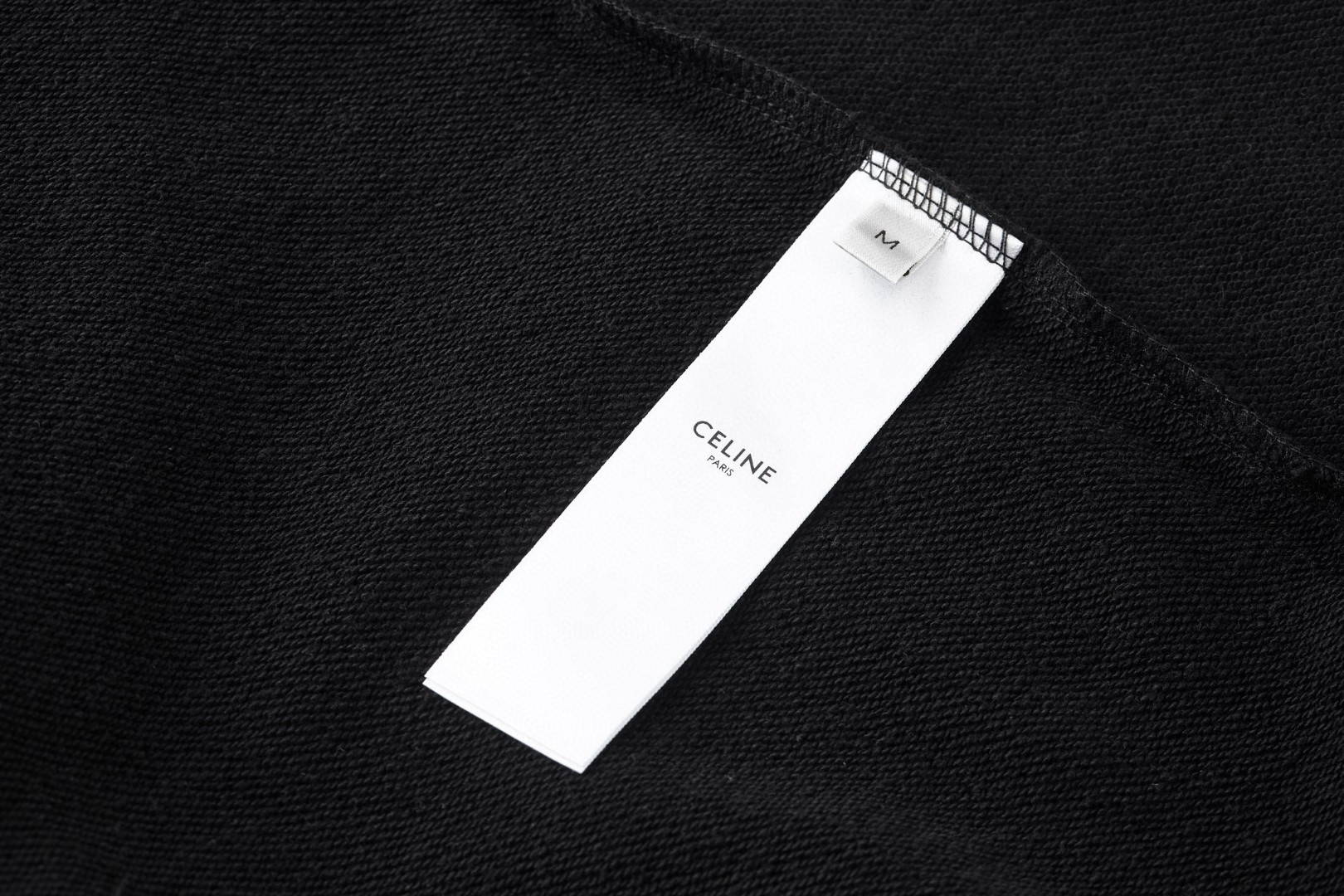 CELINE 赛琳 凯旋门刺绣标识帽衫 连帽卫衣 外套 长袖 黑色 B0 2Y35D450I-38AW