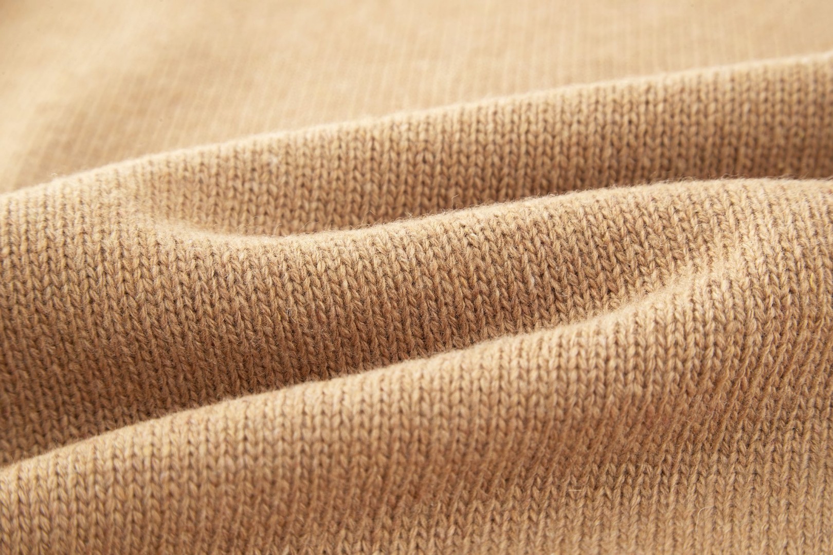 PRADA 普拉达 织物标识针织毛衣 针织衫 长袖 卡其棕 B0 