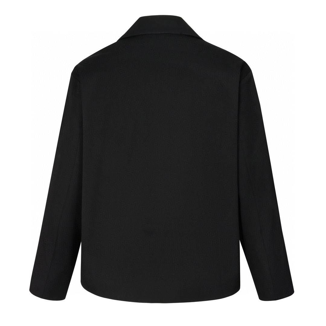 Loewe 罗意威 羊毛工装外套 夹克 长袖 秋冬 灰色 黑色 C0 H526Y02W82-1440