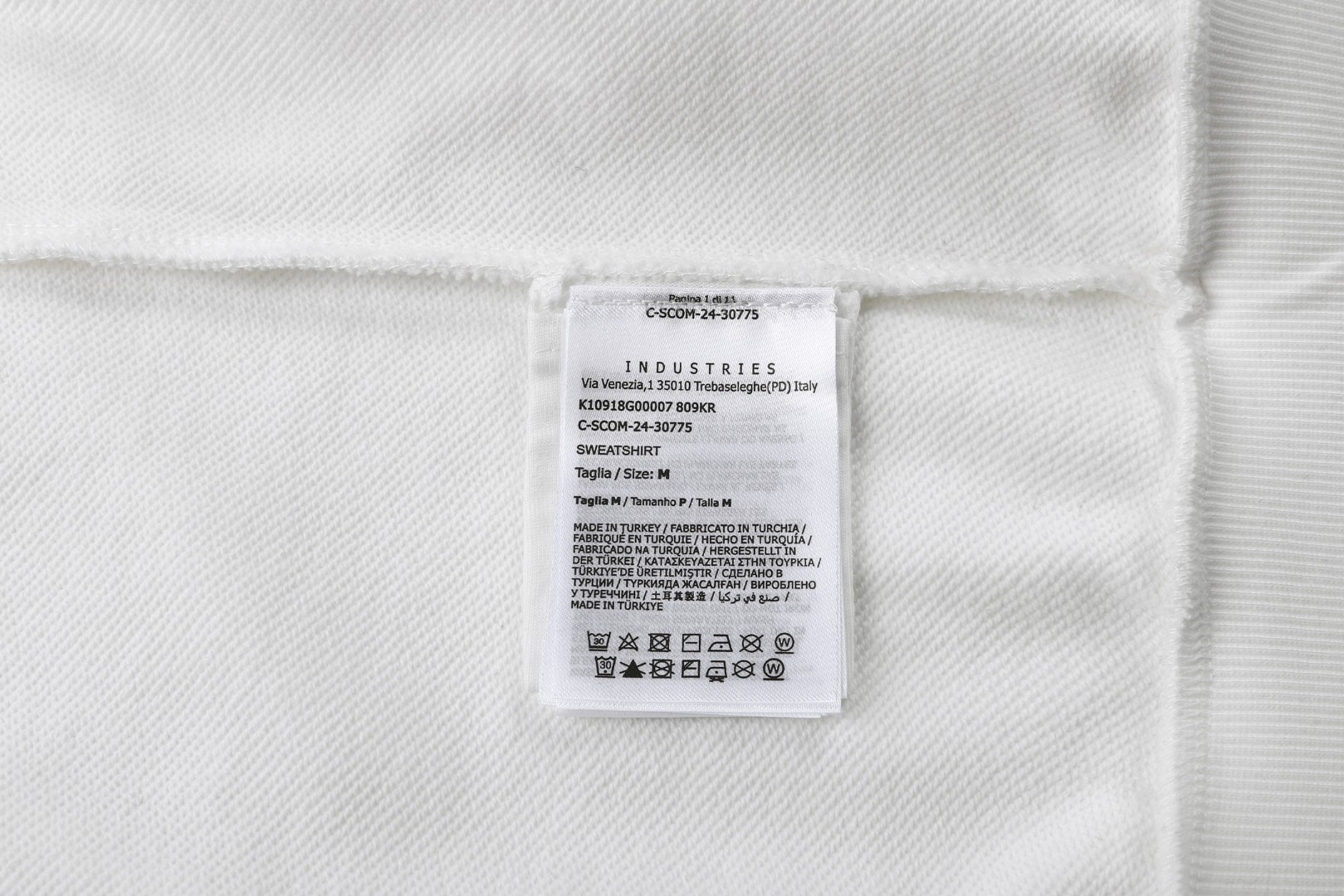 Moncler 蒙口 重影印花圆领卫衣 秋冬 外套 黑色 白色 A5 K10918G00007809KR999