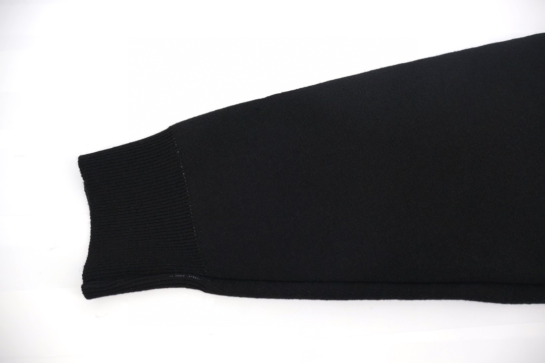 Balenciaga 巴黎世家 SKI滑雪系列 羊毛针织衫 毛衣 外套 长袖 黑色 白色 B0 857094T17691070