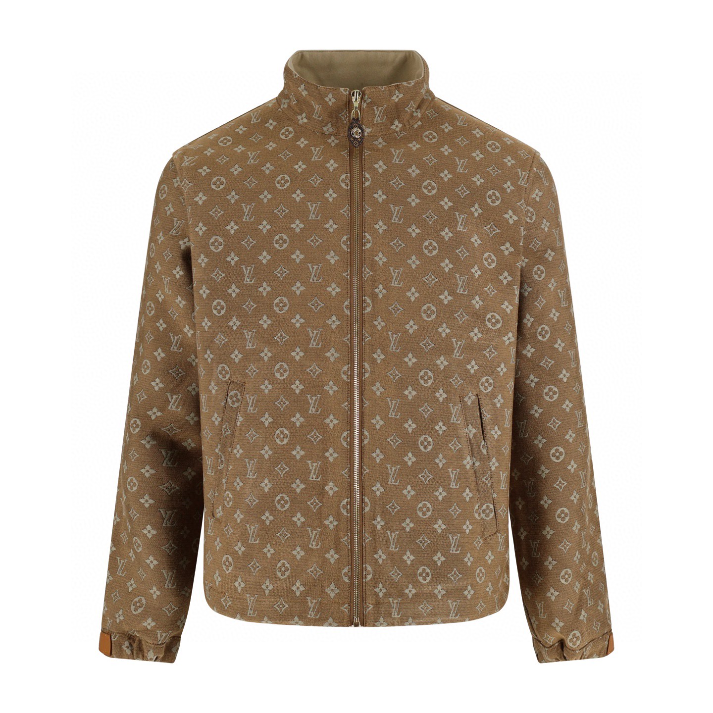 LOUIS VUITTON 路易威登 老花立领外套 夹克 红色 C2 1AHXXC