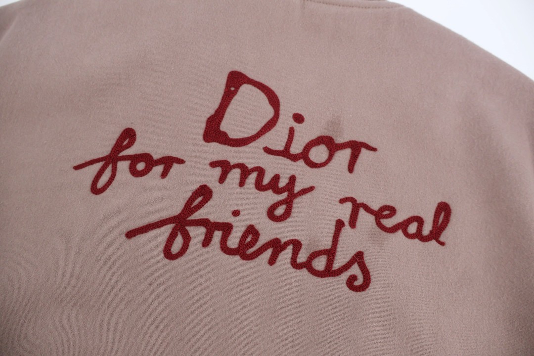 DIOR 迪奥 麂皮拼皮袖刺绣棒球服夹克 外套 长袖 C5 583L434A0700-C884