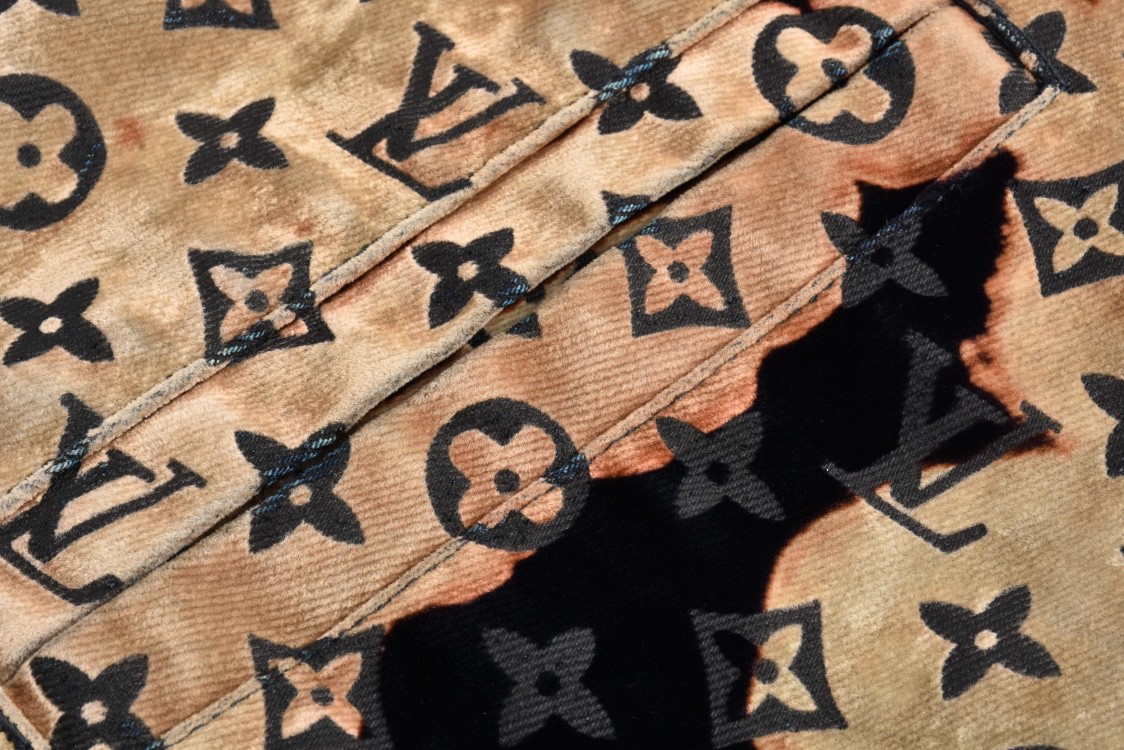 LOUIS VUITTON 路易威登 篝火植绒牛仔棉服 外套 牛仔衣 上衣 夹克 E0 1AF761