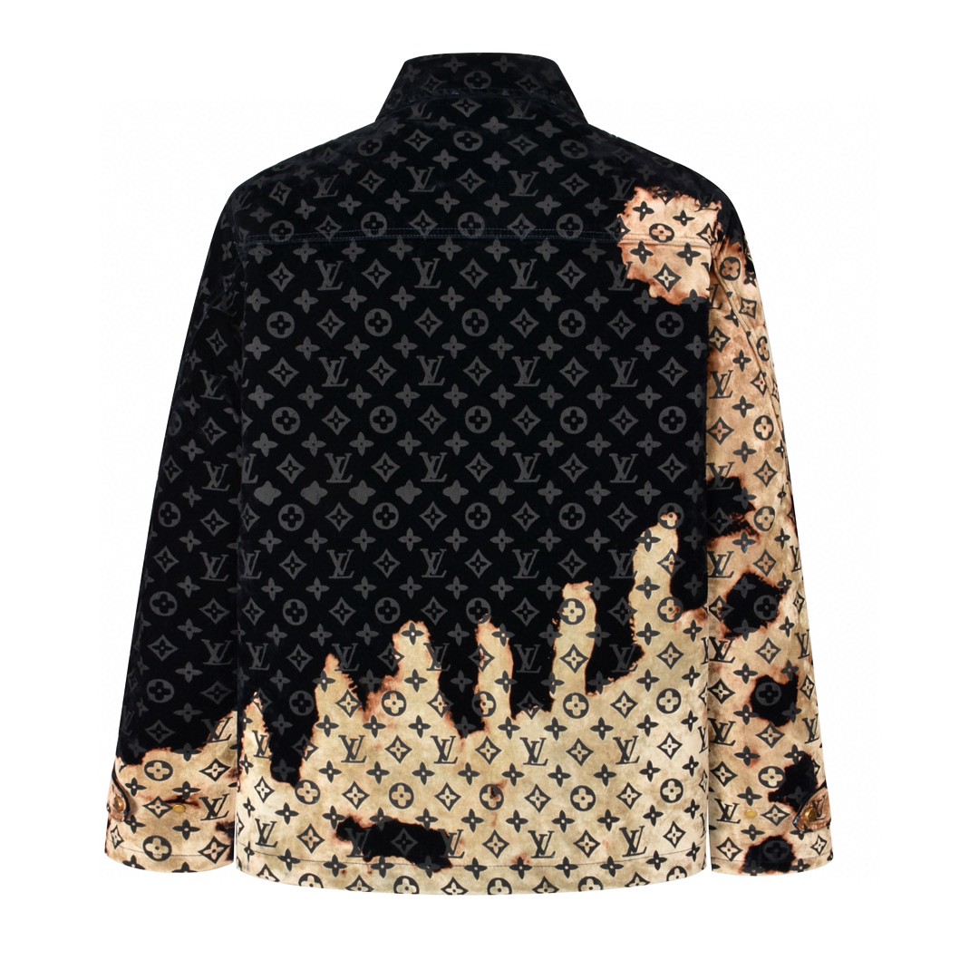 LOUIS VUITTON 路易威登 篝火植绒牛仔棉服 外套 牛仔衣 上衣 夹克 E0 1AF761