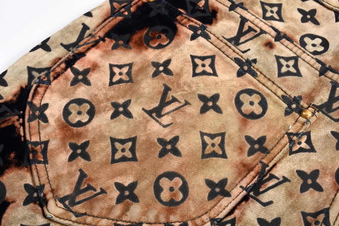 LOUIS VUITTON 路易威登 篝火植绒牛仔裤 裤子 长裤 C0 1AFACI