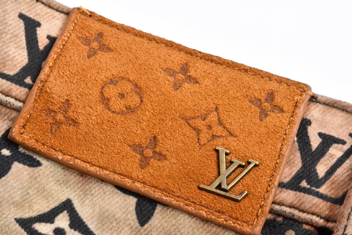 LOUIS VUITTON 路易威登 篝火植绒牛仔裤 裤子 长裤 C0 1AFACI