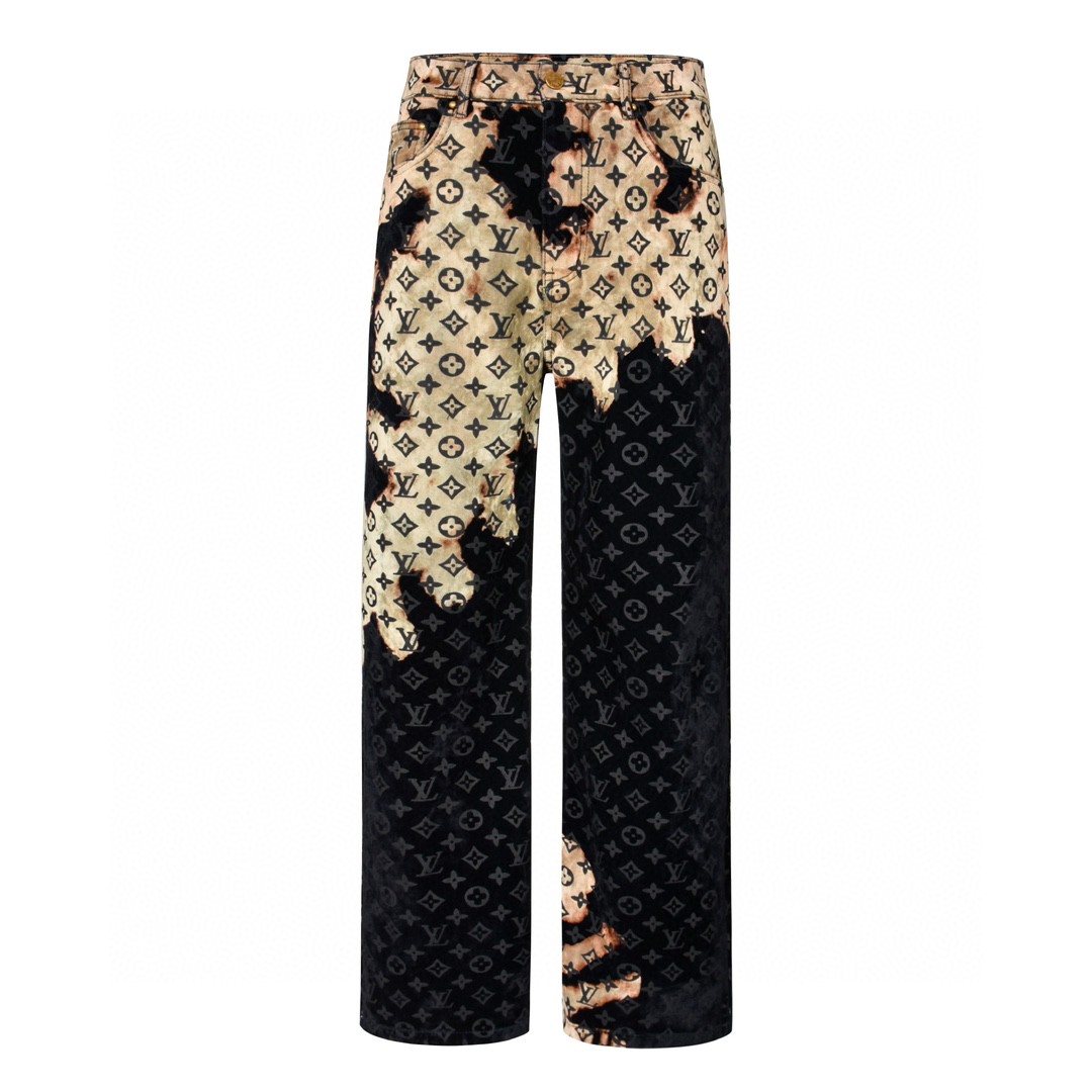 LOUIS VUITTON 路易威登 篝火植绒牛仔裤 裤子 长裤 C0 1AFACI