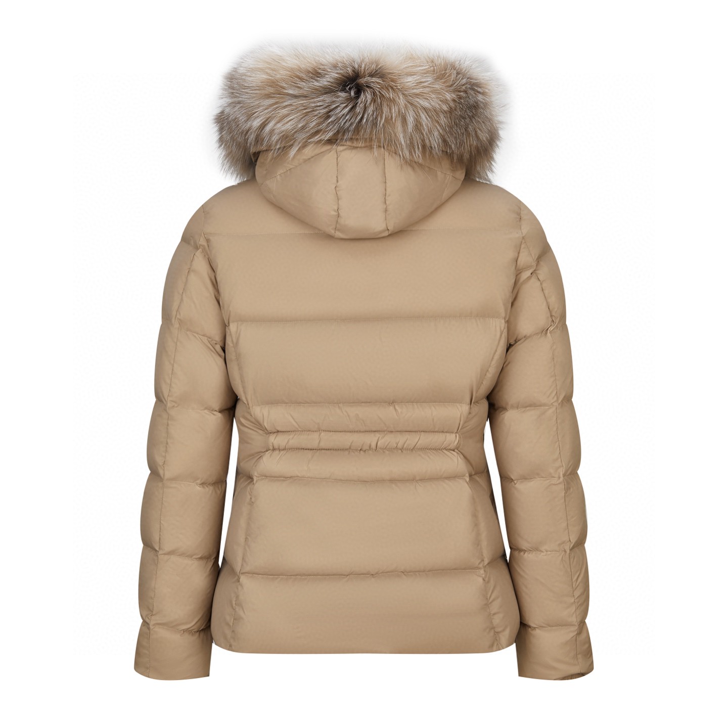 Moncler 蒙口 Boed系列 狐狸毛领收腰羽绒服 夹克 保暖 外套 驼米色 E2 J20931A00095595FE239