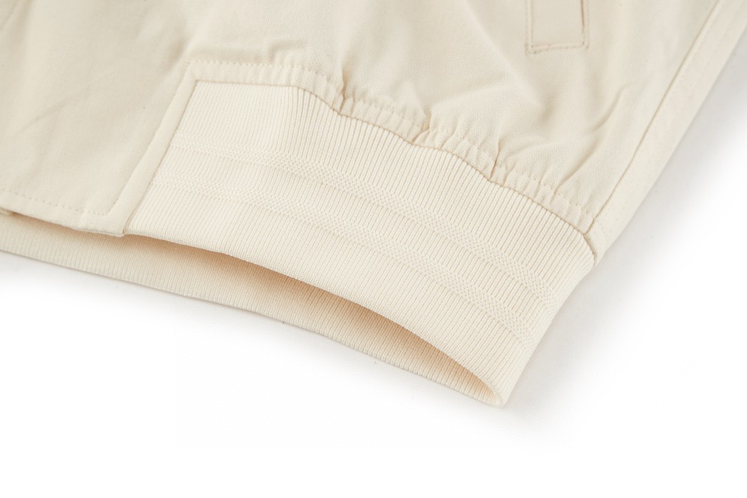 DIOR 迪奥 胸章刺绣棒球服 夹克 外套 长袖 灰绿色 米白色 B5 143C432G6107-C886