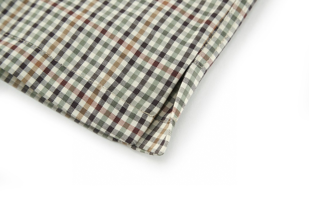 Balenciaga 巴黎世家 小格纹拉链衬衫 外套 夹克 长袖 秋冬 B0 839191TSM207778