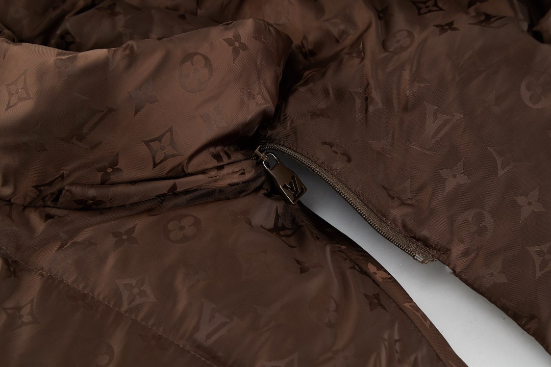 LOUIS VUITTON 路易威登 SKI滑雪系列 印花棉服 夹克 外套 长袖 棕色 D5 1AJBCF