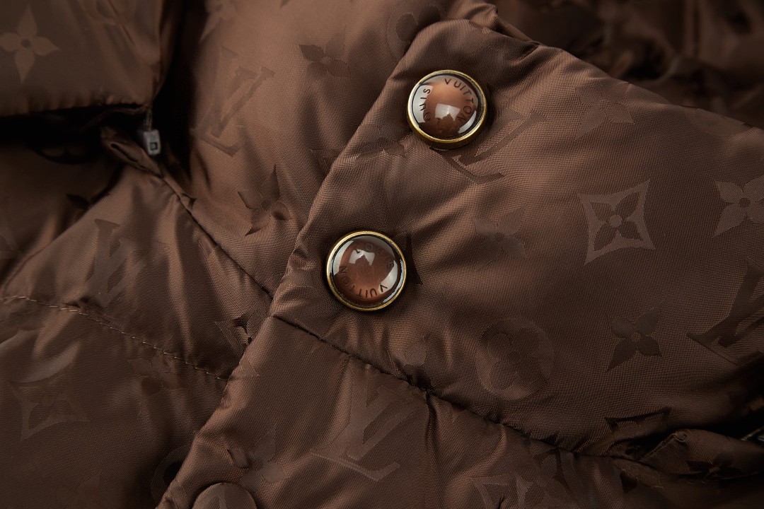 LOUIS VUITTON 路易威登 SKI滑雪系列 印花棉服 夹克 外套 长袖 棕色 D5 1AJBCF