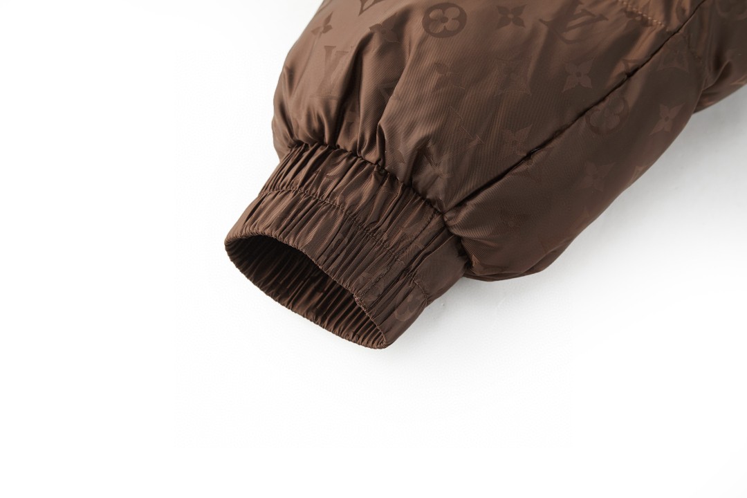 LOUIS VUITTON 路易威登 SKI滑雪系列 印花棉服 夹克 外套 长袖 棕色 D5 1AJBCF