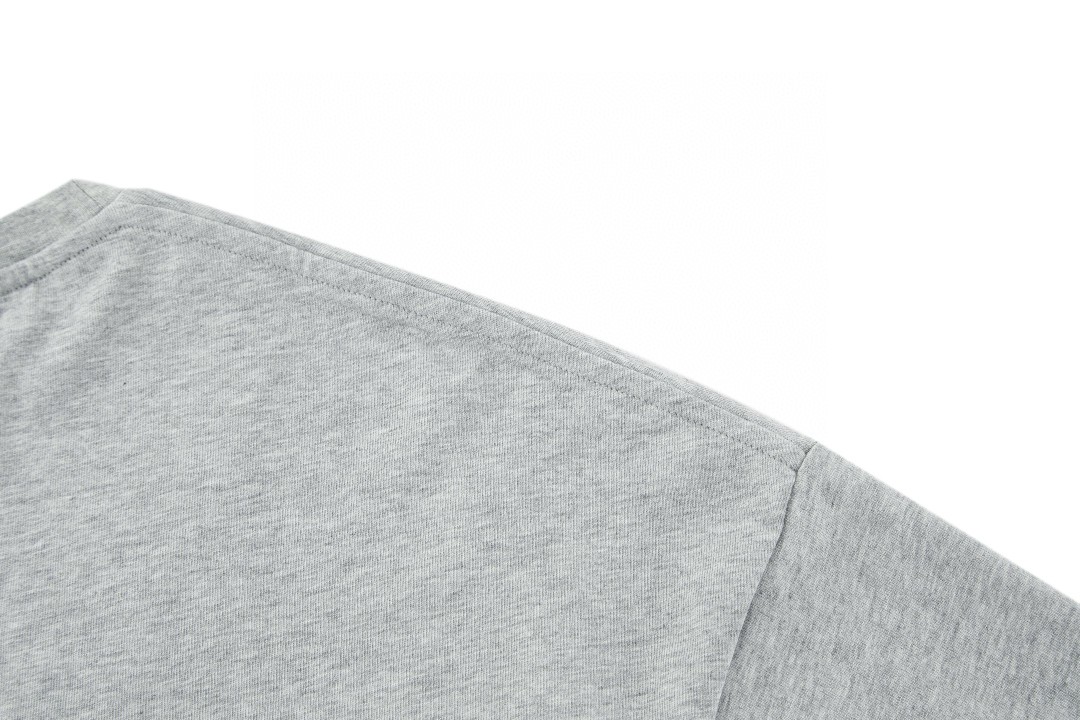 Loewe 罗意威 Louis Wain 联名款 石像猫圆领T恤 打底衫 灰色 A5 H526Y24J32-1440