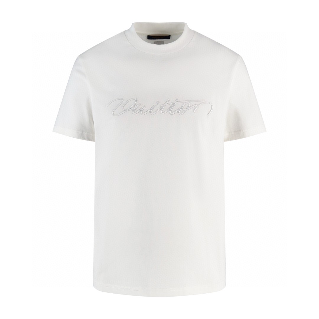 LOUIS VUITTON 路易威登 LV 立体刺绣T恤 短袖 白色 A2 1AJCSO