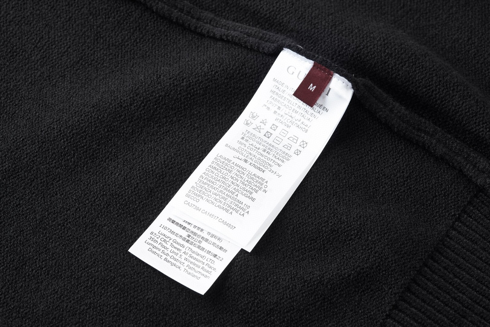 GUCCl 古驰 签名logo嵌花圆领毛衣 针织衫 外套 长袖 黑色 蓝色 灰色 B0 795347-XKD74-1423