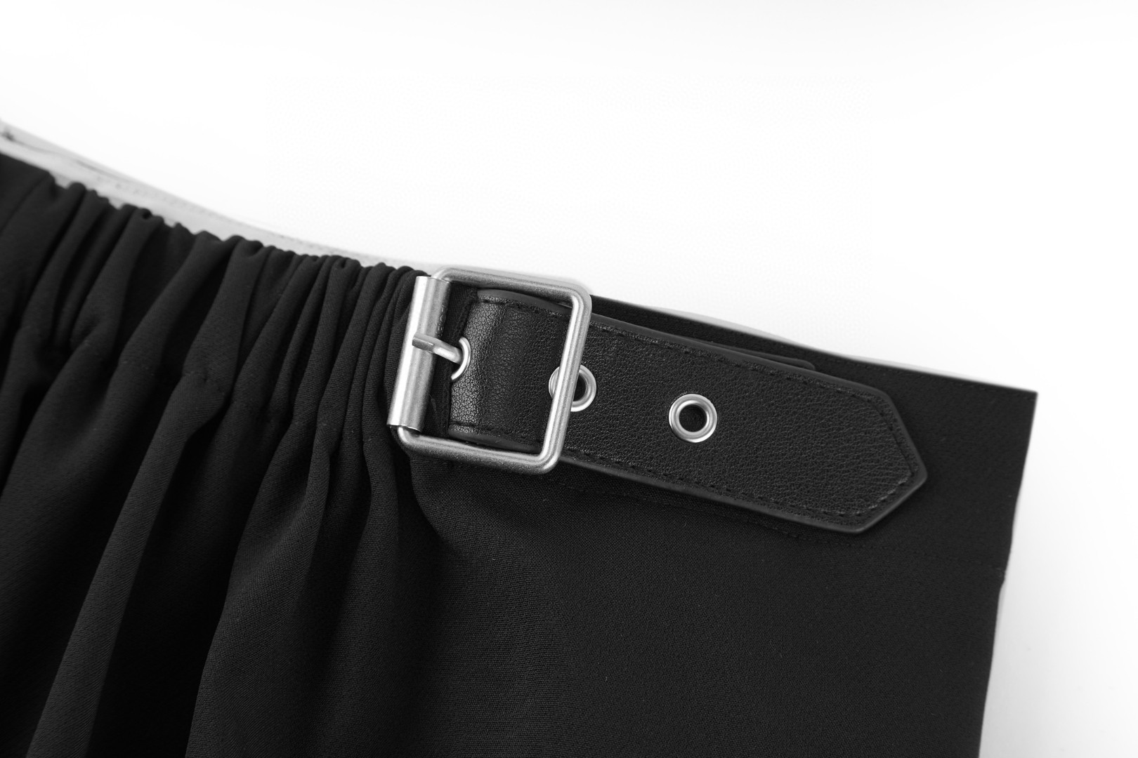 Loewe 罗意威 皮标松紧腰工装裤 休闲裤 长裤 裤子 黑色 B5 H526Y04WHY-1100