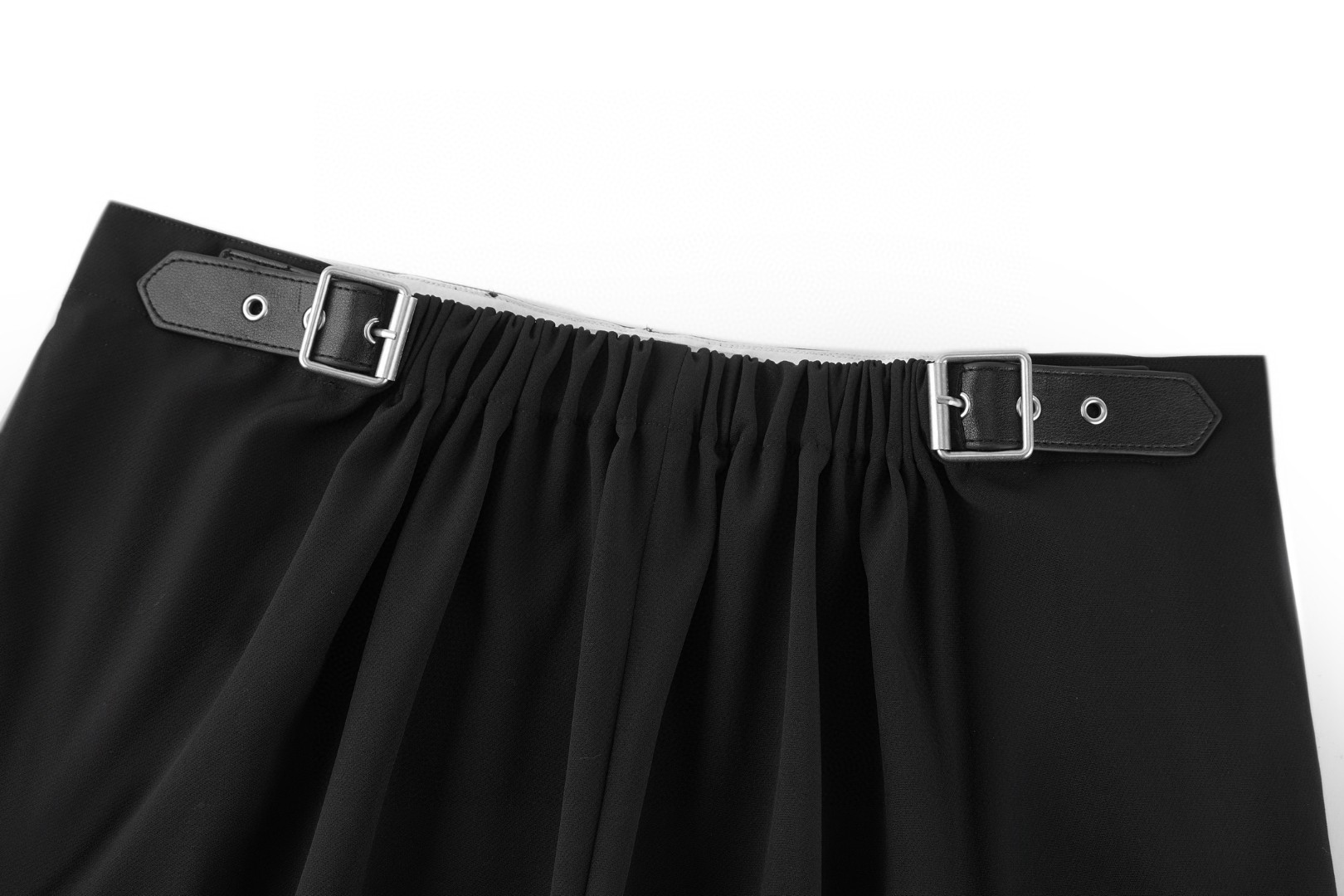 Loewe 罗意威 皮标松紧腰工装裤 休闲裤 长裤 裤子 黑色 B5 H526Y04WHY-1100