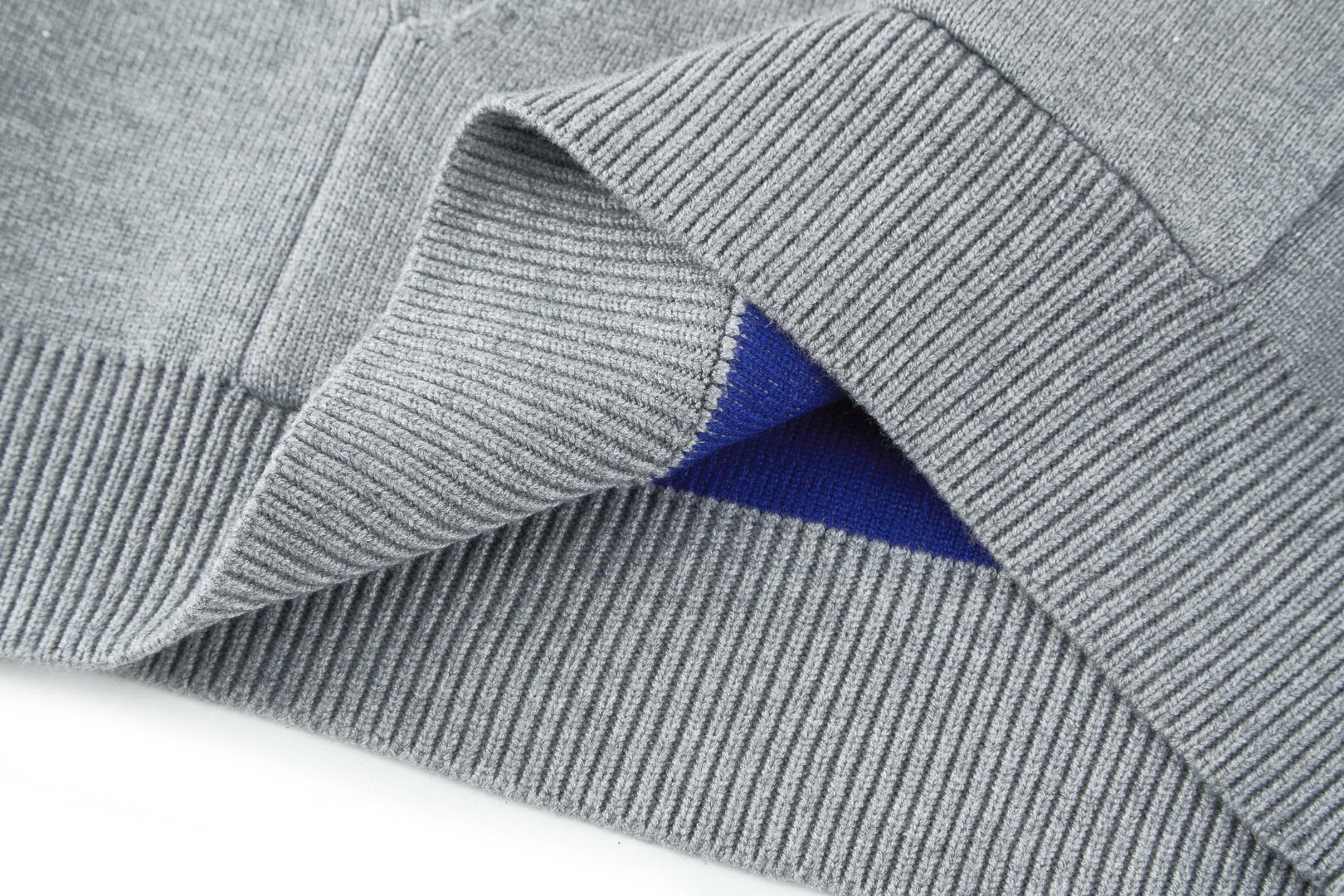 CELINE 赛琳 凯旋门提花标识针织帽衫 连帽卫衣 外套 长袖 灰色 B0 RY0QZ0X73-10DU