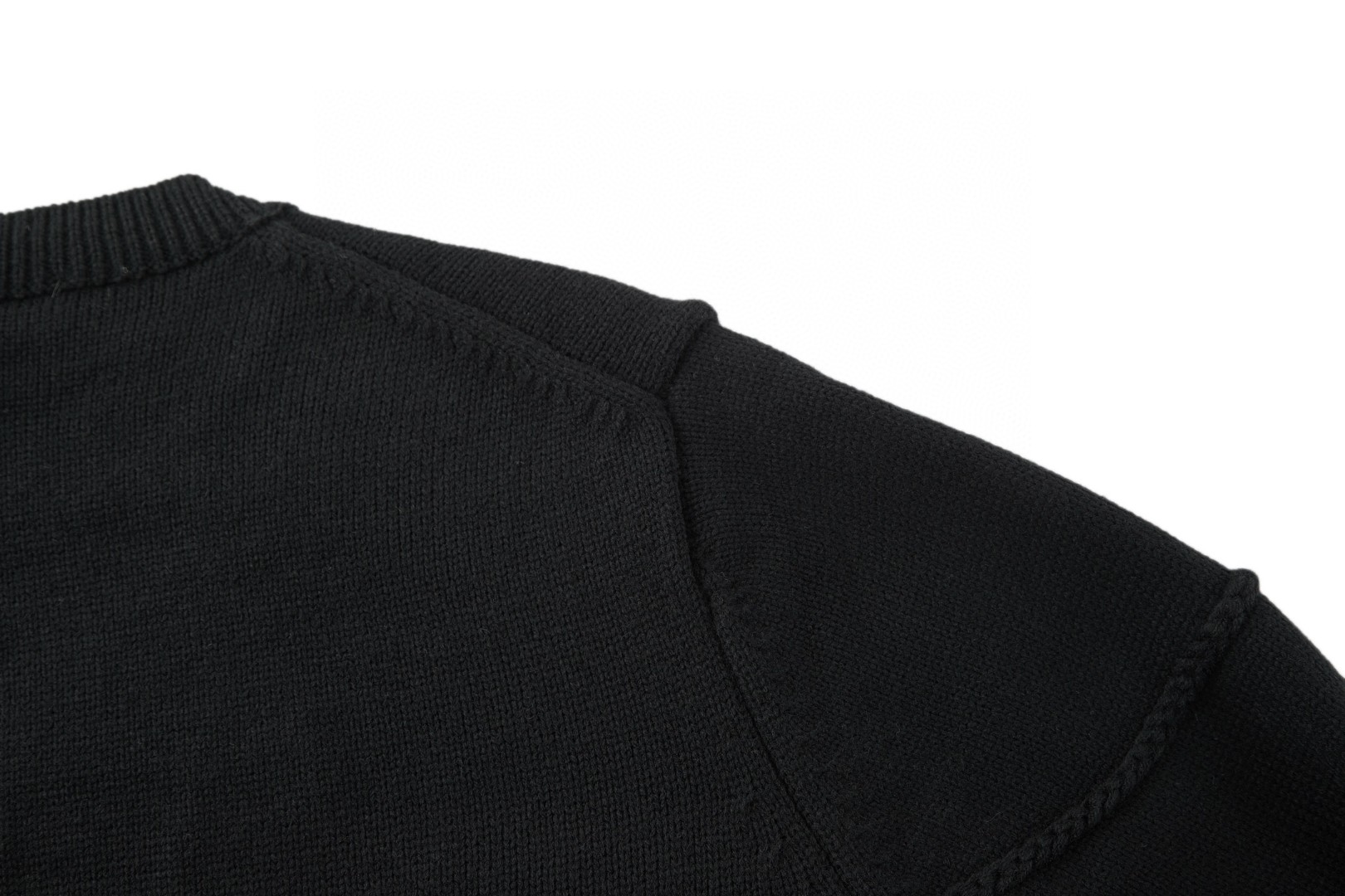 DIOR 迪奥 麻绳标识毛衣 针织衫 外套 长袖 白色 黑色 B0 613M627A2027-C080