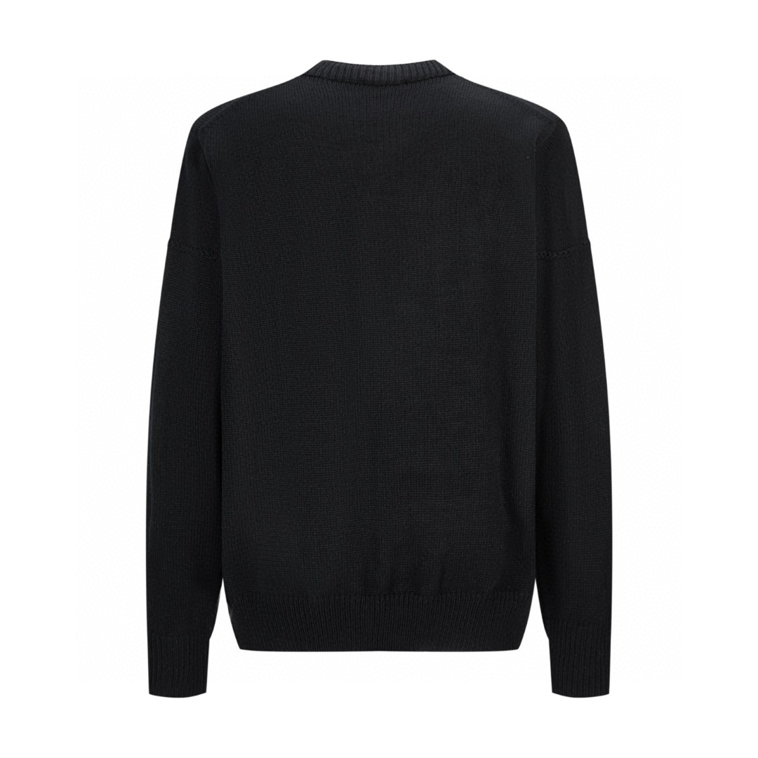 DIOR 迪奥 麻绳标识毛衣 针织衫 外套 长袖 白色 黑色 B0 613M627A2027-C080