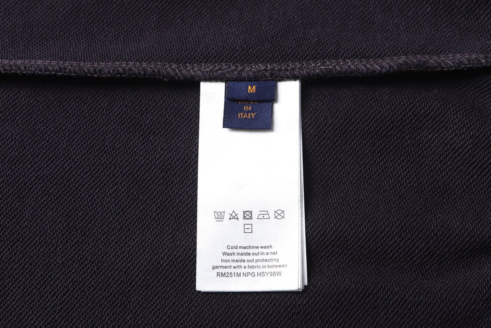 LOUIS VUITTON 路易威登 串珠装饰连帽卫衣 帽衫 外套 黑色 B0 1AJCFP