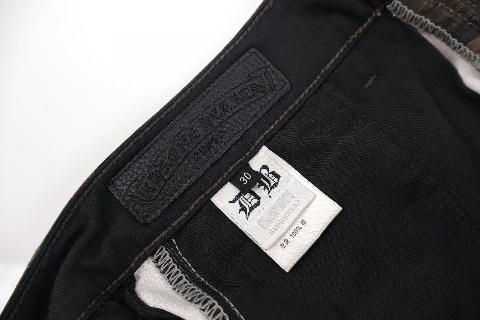 Chrome Hearts 克罗心 迷彩贴皮工装裤 长裤 裤子 C0