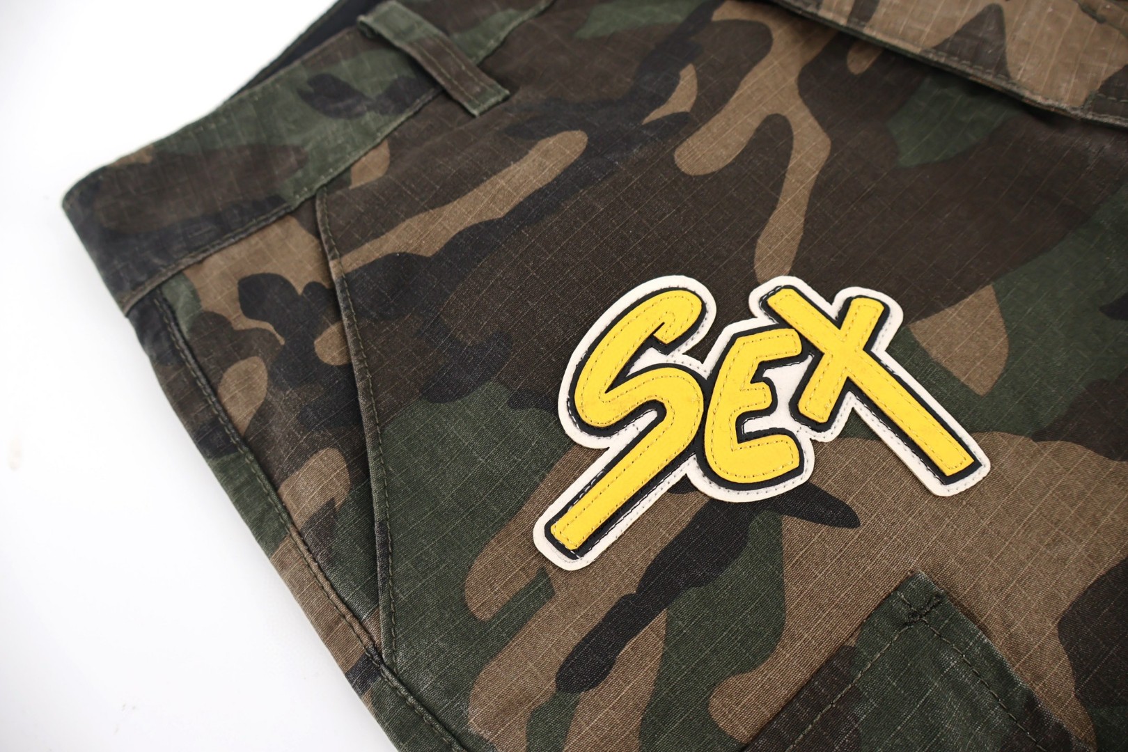 Chrome Hearts 克罗心 迷彩贴皮工装裤 长裤 裤子 C0