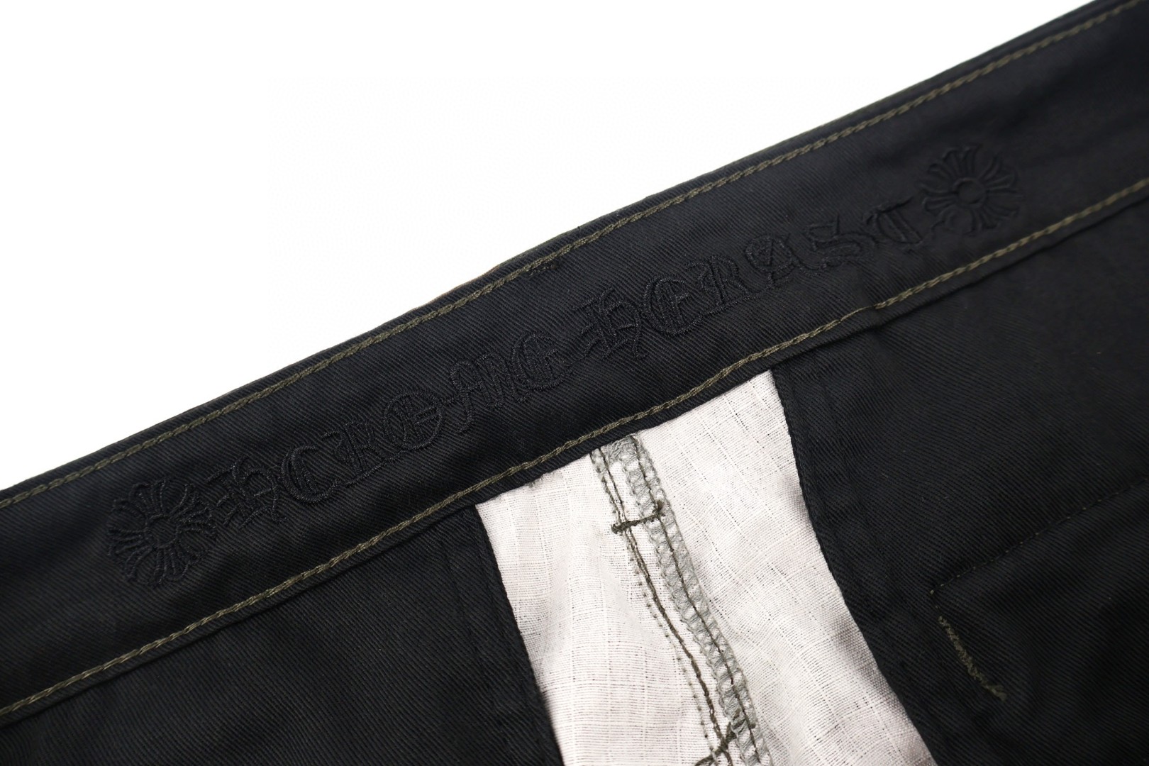 Chrome Hearts 克罗心 迷彩贴皮工装裤 长裤 裤子 C0